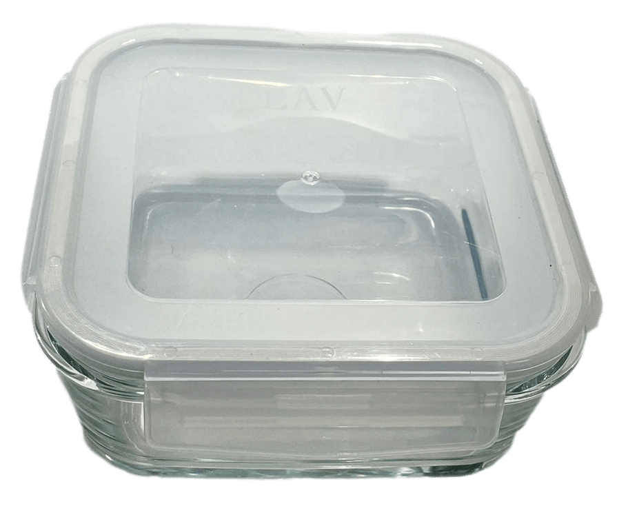 Glass Food Storage Container 1150cc Assorted Colours FRS249KDP (Parcel Rate)