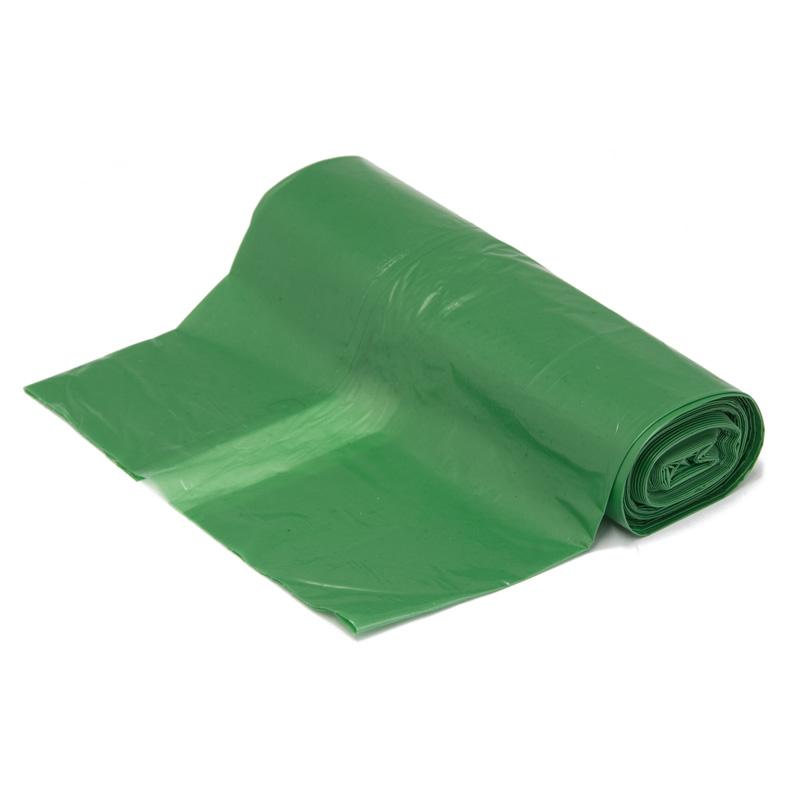 Heavy Duty Green Garden Waste Bin Bag Sacks 75L Roll of 8 ST22098 (Parcel Rate)