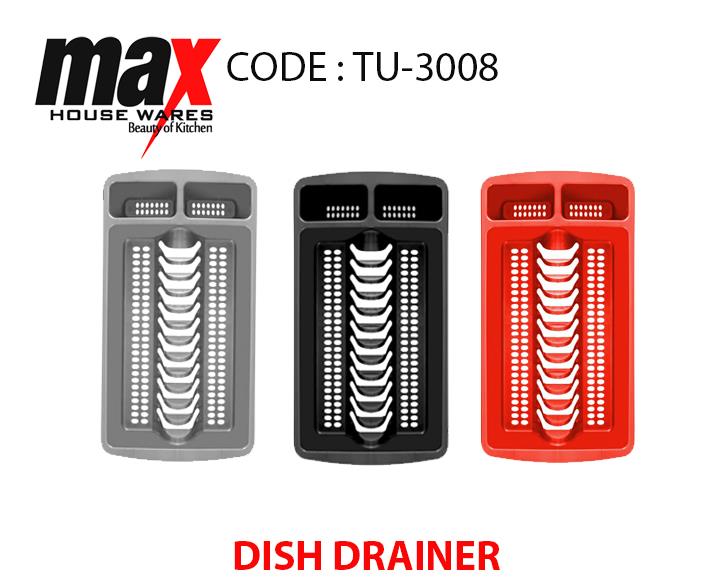 Dish Drainer Home Kitchen Random Colour Sent Tu3008  A (Parcel Rate)