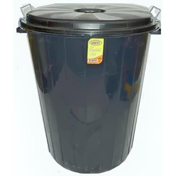 90 Litre Drum With Locked Lid Home Household Use Storage Bin K0119/RB90  (Big Parcel Rate)