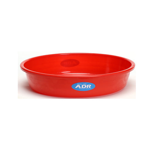 18' Plastic Washing Bowl 46cm Round Plain Assorted Colours MX4099 (Parcel rate)