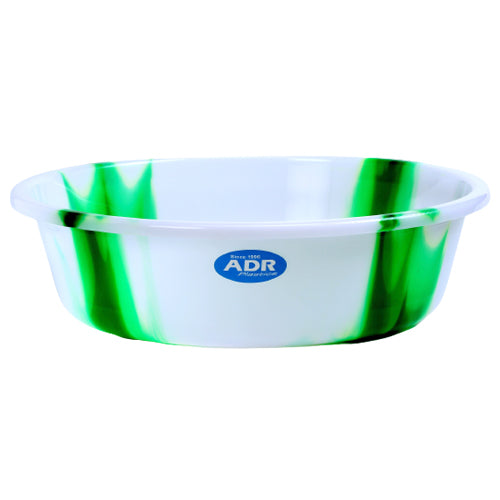 18" Plastic Washing Bowl Basin Tie Dye Print Assorted Colours MX4078 (Parcel Rate)