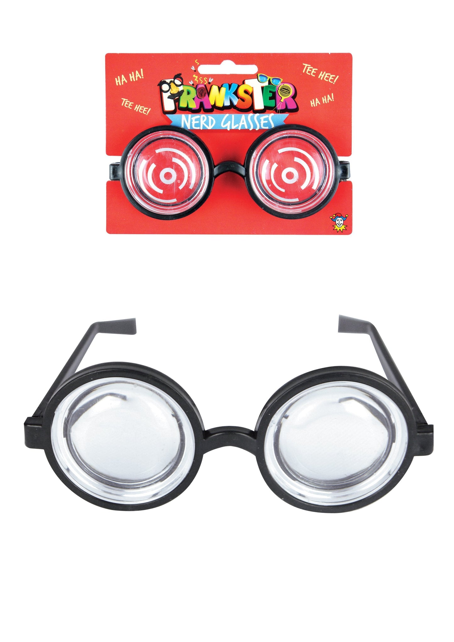 Pranksters Fancy Dress Nerd Glasses with Clear Lenses N69025 (Large Letter Rate)