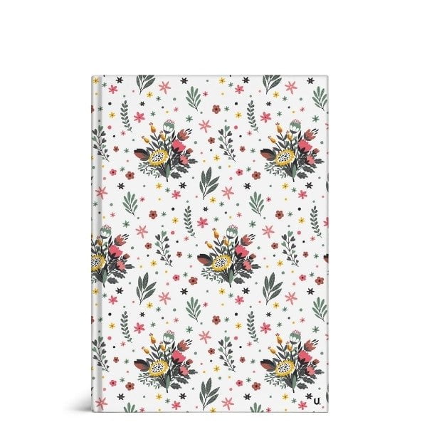 Floral A4 Hardback Notebook School Assorted Designs P1066 (Parcel Rate)