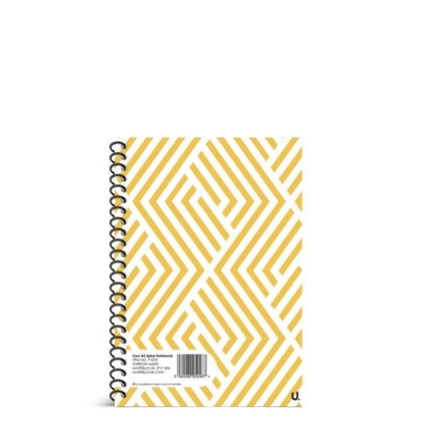 Geo A5 Spiral Notebook School Assorted Designs P1075 A  (Parcel Rate)