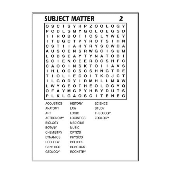 Word Search Book 1 & 2 Assorted Designs P2112 (Parcel Rate)