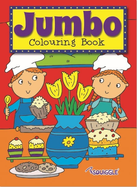 Jumbo Colouring Book Assorted Designs P2173 (Parcel Rate)