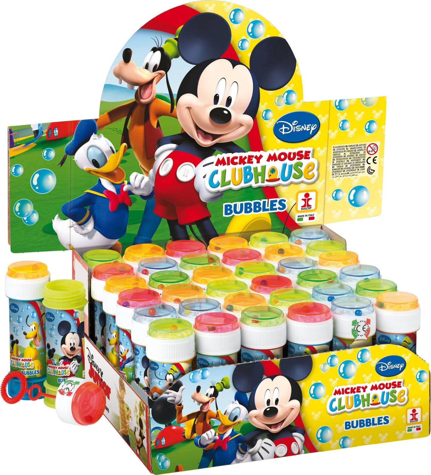 Mickey Mouse Bubble Blowing Fun Indoor Outdoor Bubble Tubs 60ml R42401 (Parcel Rate)