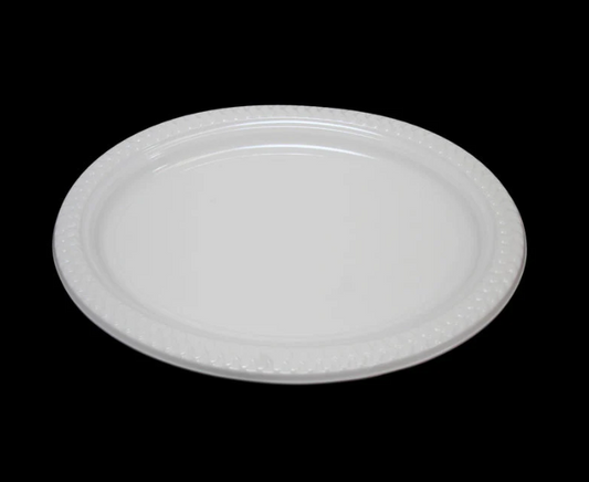 Disposable Plastic Plates 10" Pack of 8 12083c (Parcel Rate)