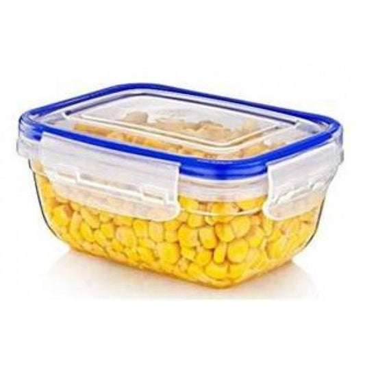 Rectangular Clear Plastic Food Storage Container with Sealing Lid 800ml D30112 (Parcel Rate)