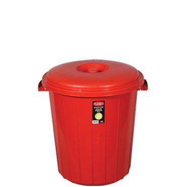 Plastic Dustbin Round 25L Assorted Colours ST5121 RB25  (Big Parcel Rate)