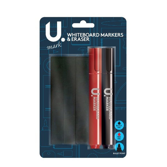 Whiteboard Markers & Eraser Set P2568 (Large Letter Rate)