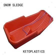 Traditional Red Snow Sledge Christmas Festive Fun Sledge 86cm x 40cm LL5018 A  (Big Parcel Rate)