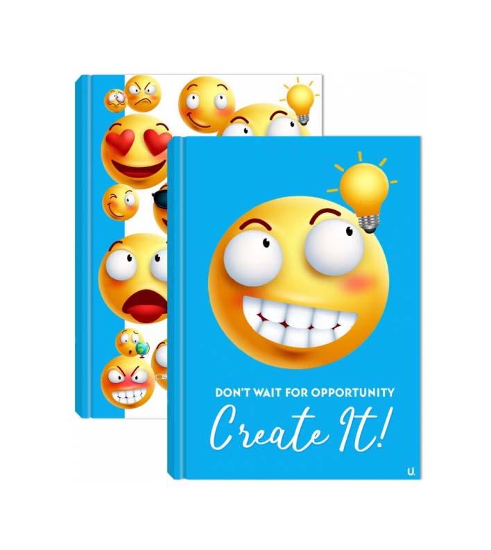 Emoji Style Hardback Notebook Notepad Fun Children's Book A4 P1030 (Large Letter Rate)