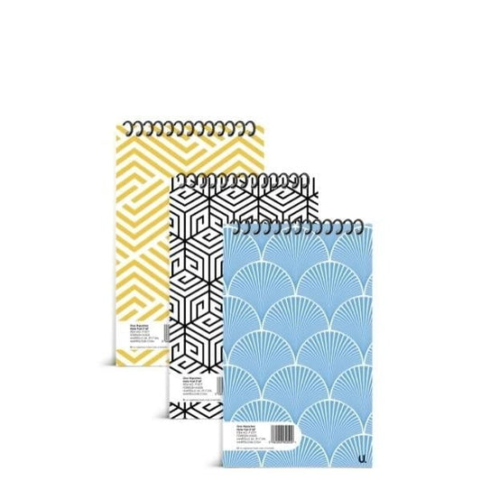 Geo Reporters Note Pad 5"x8" School Assorted Designs P1077 (Parcel Rate)