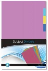 Paper File Subject Dividers Pack of 10 P2090 (Large Letter Rate)