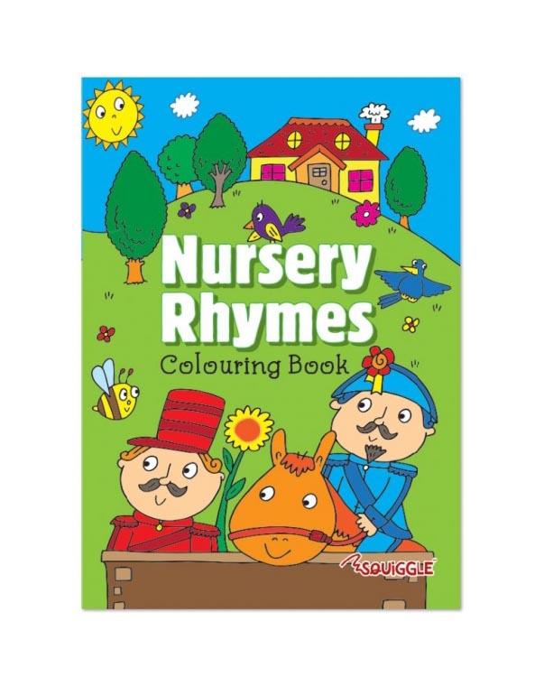 Nursery Rhymes Colouring Book Fun Nursery Home Activity Book P2820 (Parcel Rate)