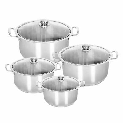 SQ Professional Gems Metallic Stockpot Set of 4 Quartz P99117 (Big Parcel Rate)