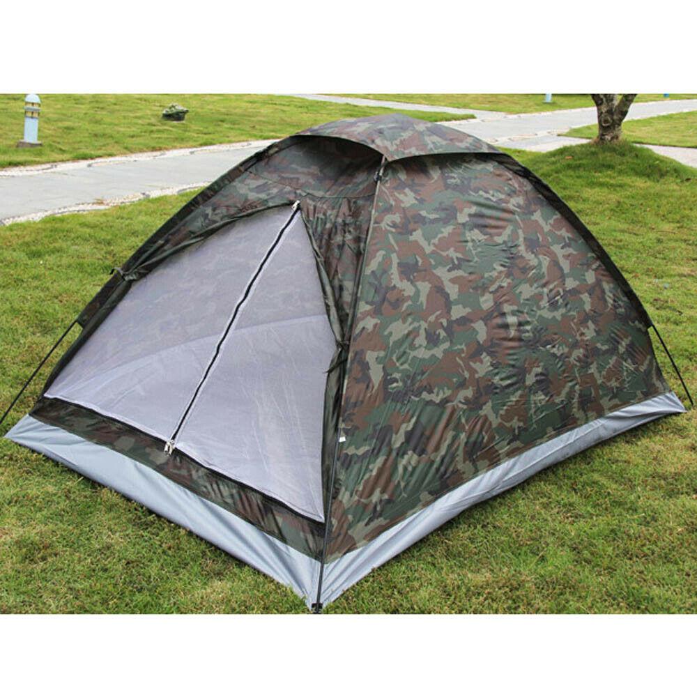 Outdoor Camping Tent Family Hiking Woods 4 Person 200 x 200 x 150 cm Assorted Colours 3530 (Parcel Rate)