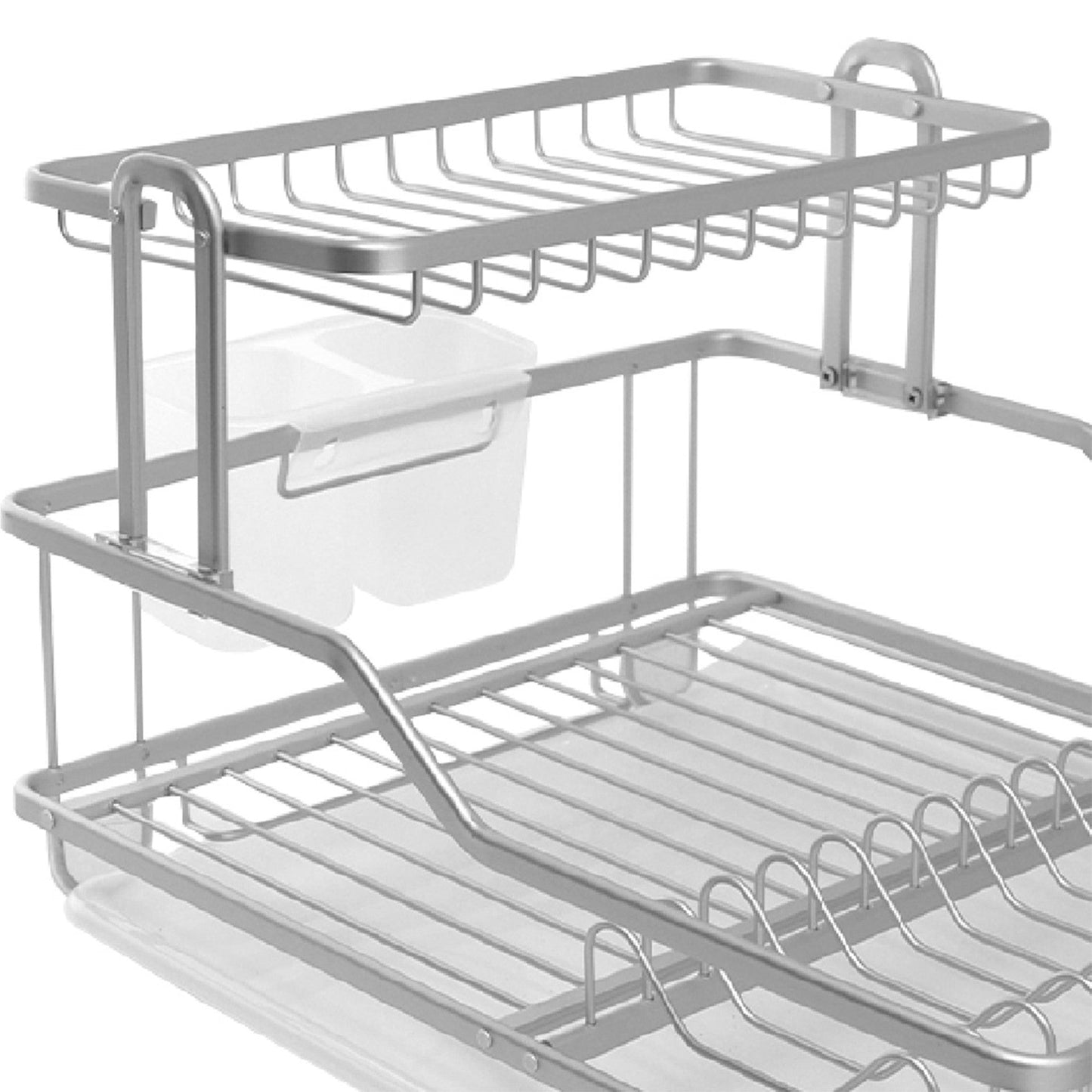 Durane Alu Dish Drainer Rack Silver 10582 (Parcel Rate)