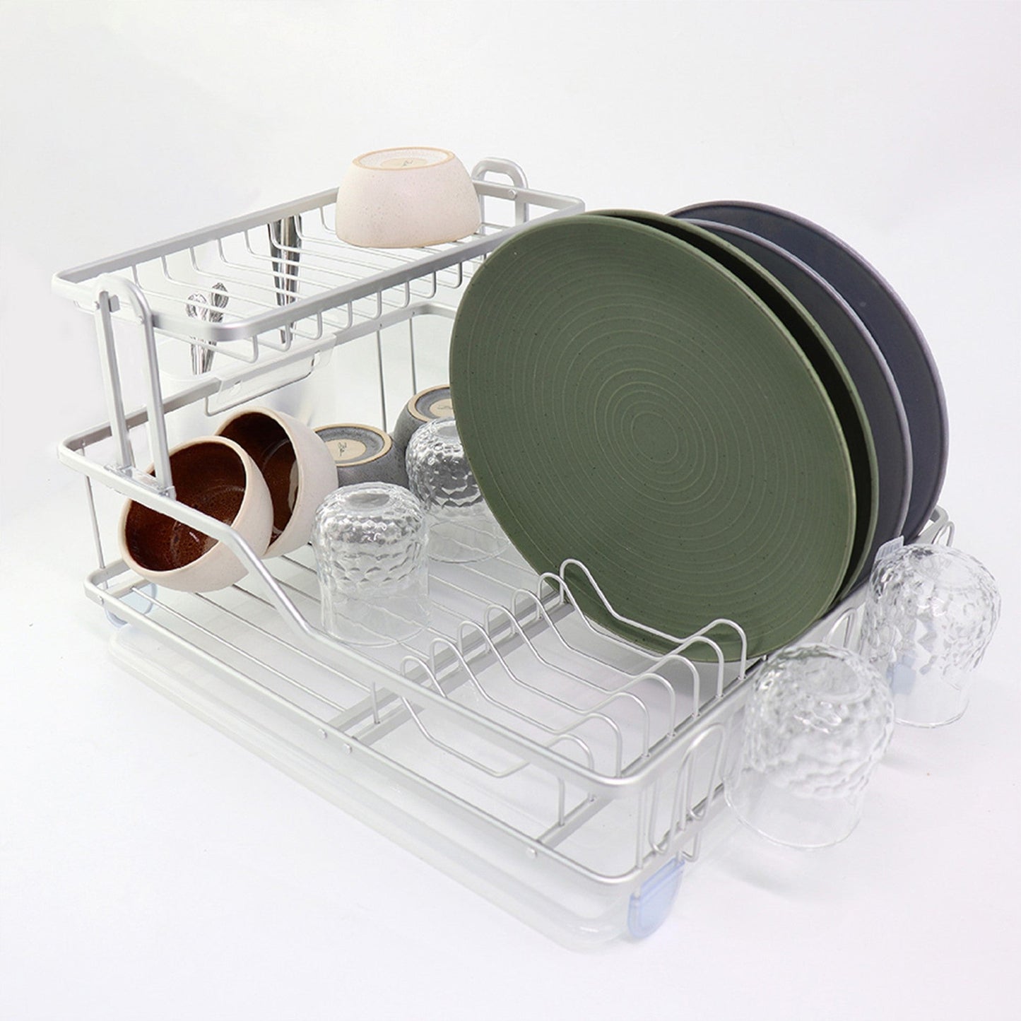 Durane Alu Dish Drainer Rack Silver 10582 (Parcel Rate)