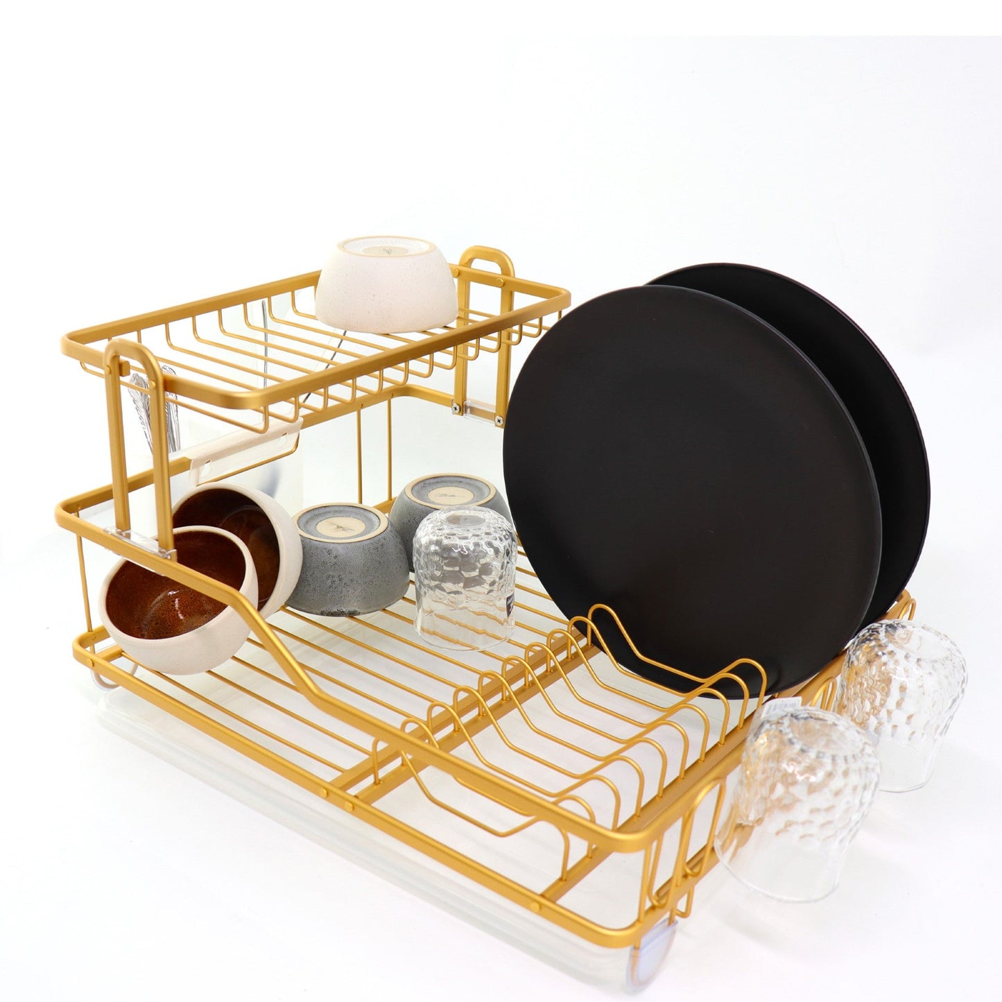 Durane Alu Dish Drainer Rack Copper Yellow 10583 (Parcel Rate)