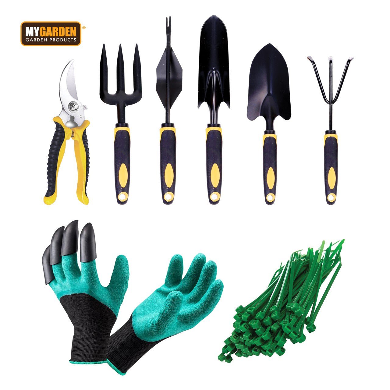 Garden Claw Gloves and Gardening Tool Set 1111 (Parcel Rate)