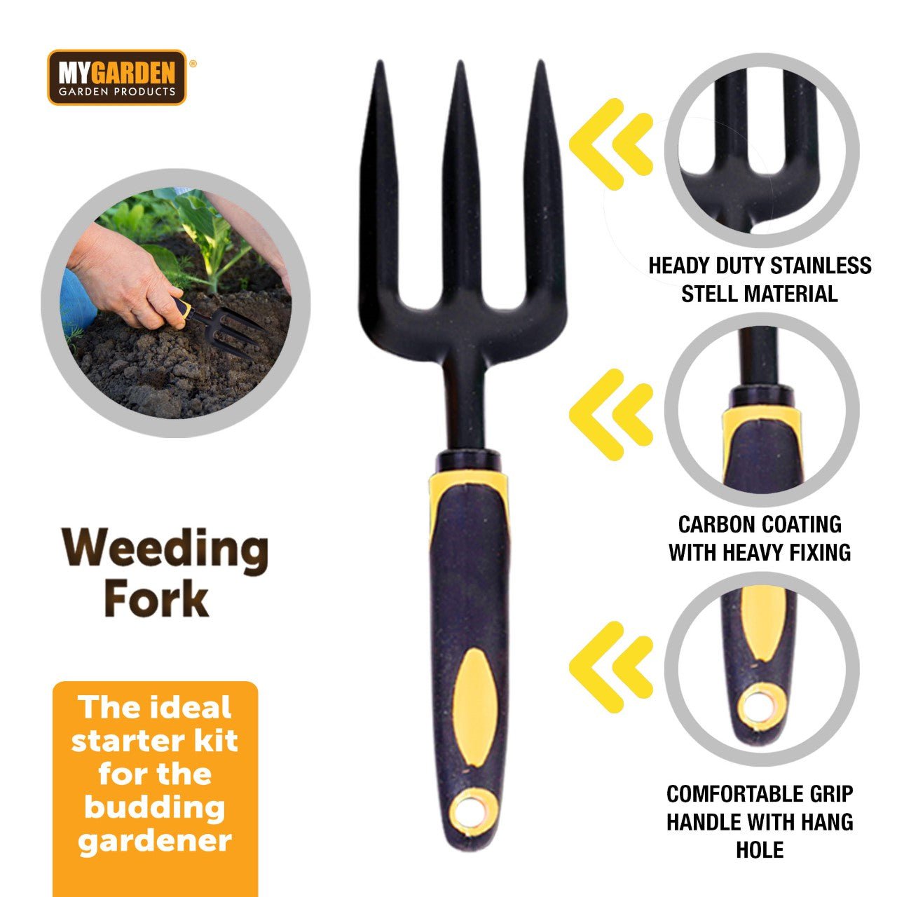 Garden Claw Gloves and Gardening Tool Set 1111 (Parcel Rate)