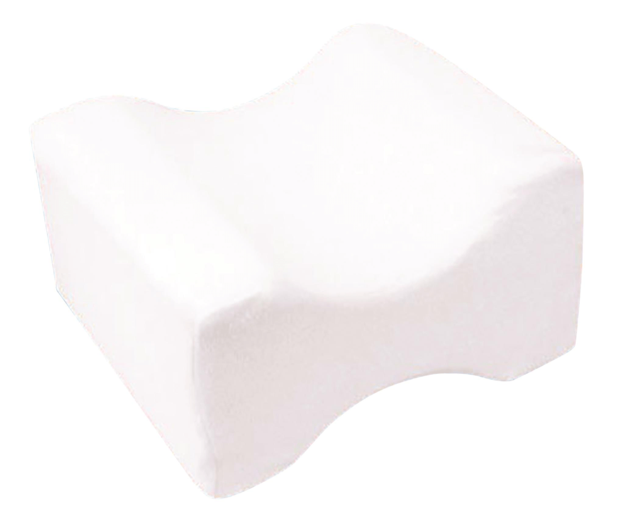 Memory Foam Contour Leg Pillow White 4603 (Parcel Rate)