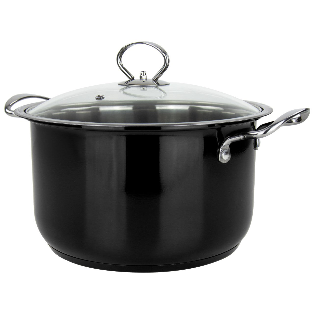 Gems Stainless Steel Stockpot Set 4Pc Onyx 3.7L- 4.7L-5.80L-7.5L Kitchen 9579 (Big Parcel Rate)